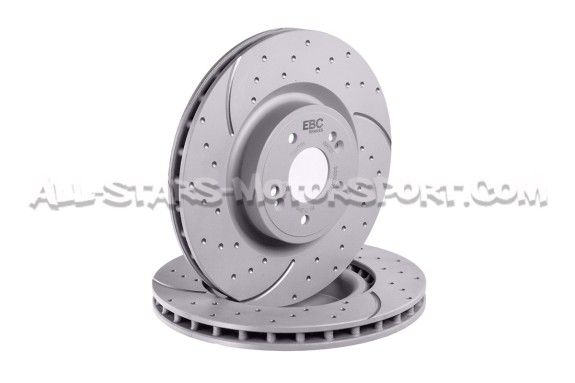 Disques de frein avants EBC Turbo Grooved pour Kia Stinger GT 3.3T GDI