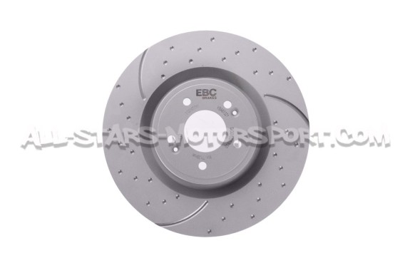 Discos de freno delanteros EBC Turbo Grooved para Kia Stinger GT 3....