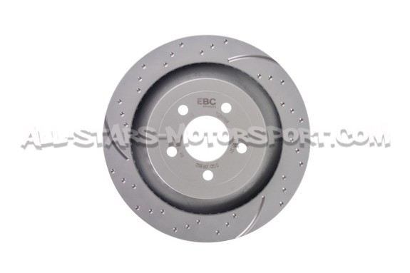 Discos de freno traseros EBC Turbo Grooved para Ford Mustang S550 E...