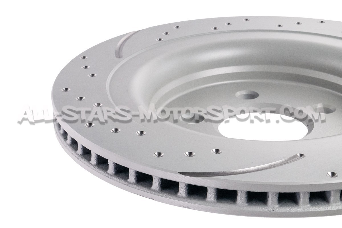 Discos de freno traseros EBC Turbo Grooved para Ford Mustang S550 E...