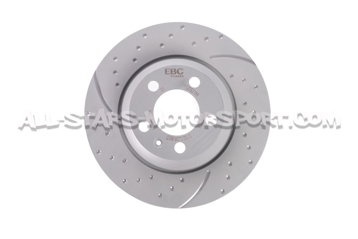 Discos de freno traseros EBC Turbo Grooved para Polo AW GTI