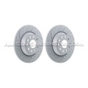 Discos de freno traseros EBC Turbo Grooved para Golf 7 GTI Clubspor...