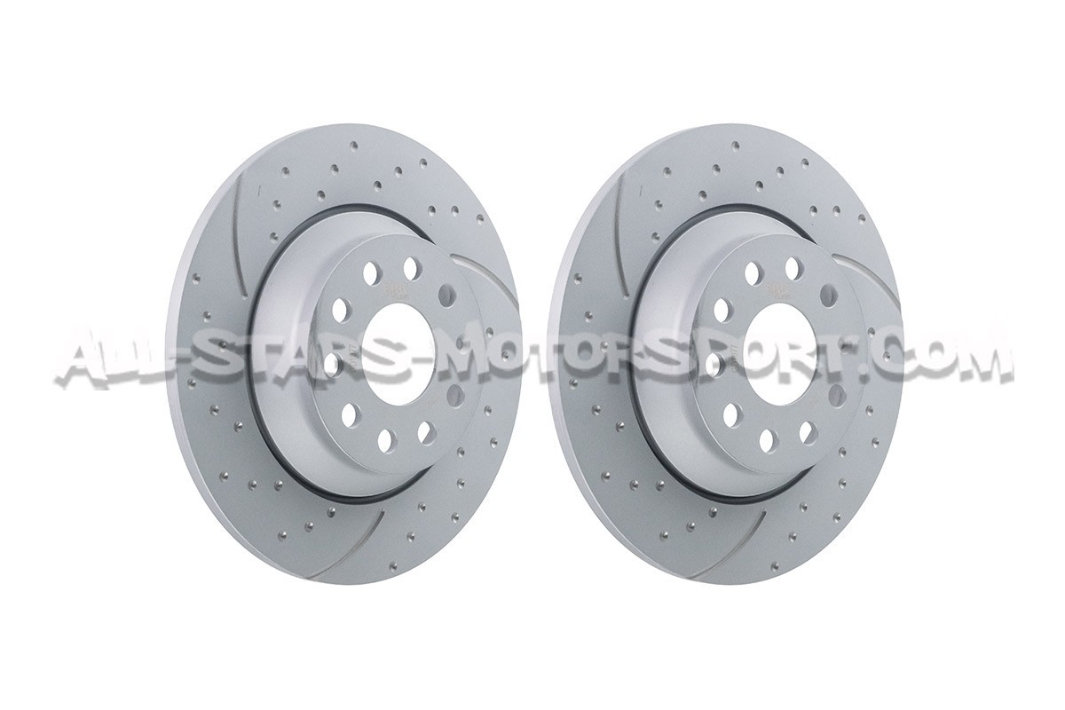 Disques de frein arrières EBC Turbo Grooved pour Golf 7 GTI Clubspo...