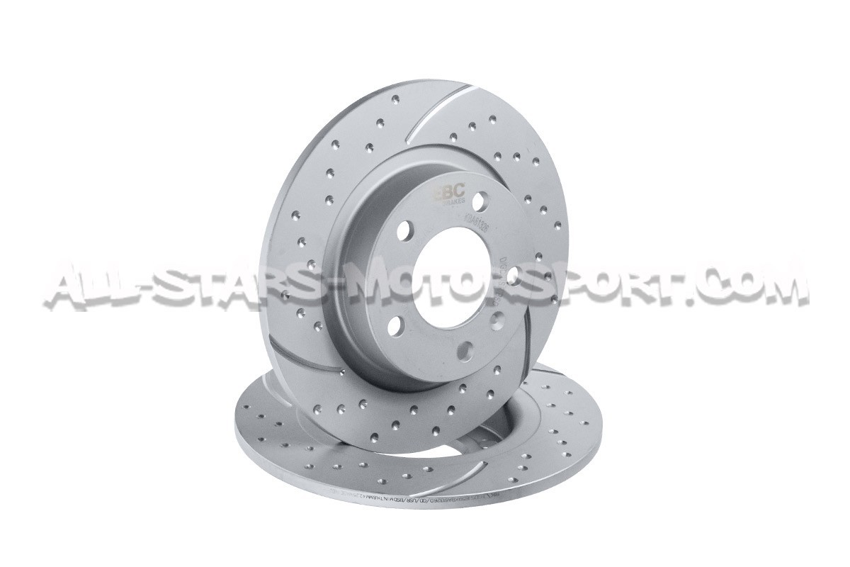 Opel Corsa D OPC and Corsa E OPC EBC Turbo Grooved Rear Brake Discs