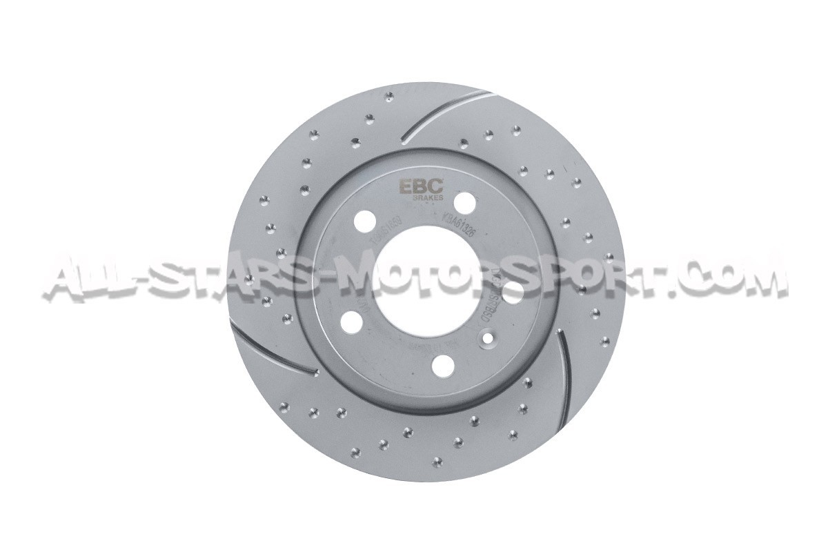 Discos de freno traseros EBC Turbo Grooved para Opel Corsa D OPC y ...