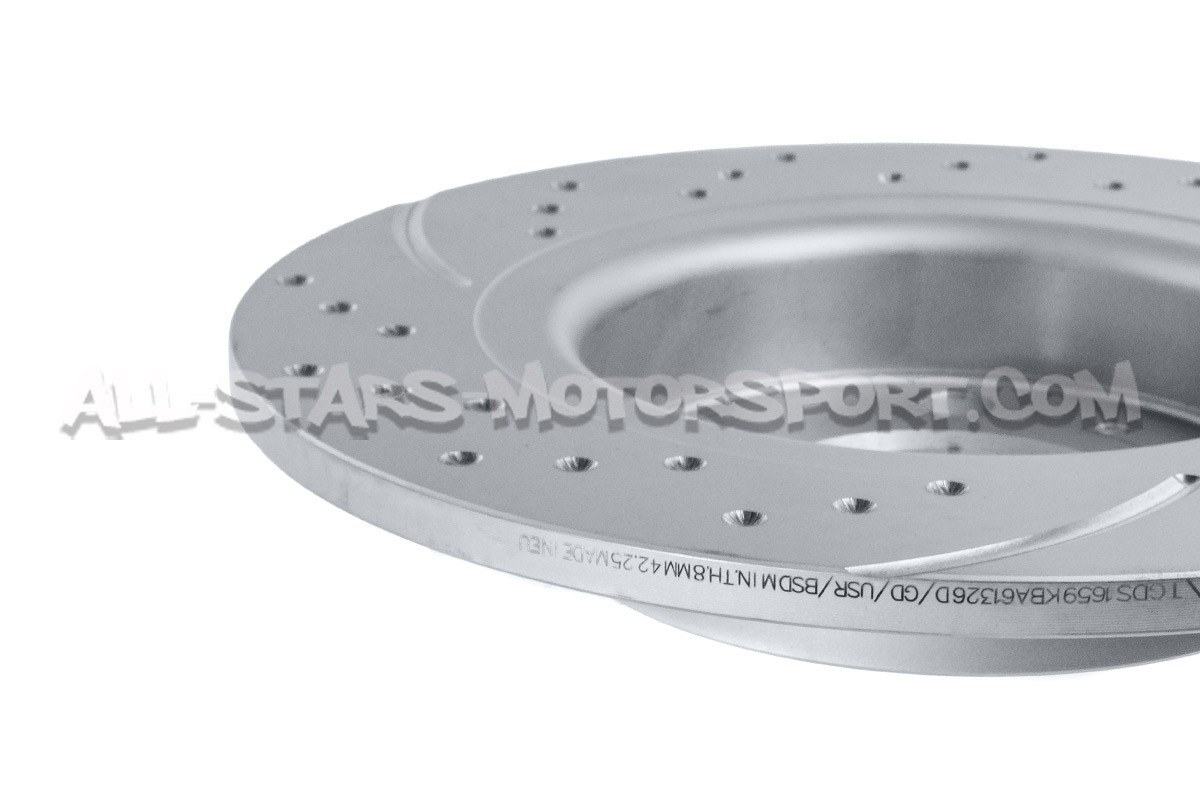 Discos de freno traseros EBC Turbo Grooved para Opel Corsa D OPC y ...