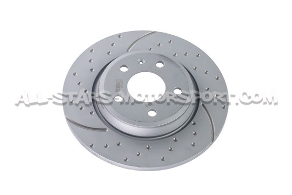 Disques de frein arrières EBC Turbo Grooved pour Audi A4 B8 / A5 8T...