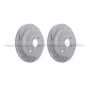 Toyota GT86 / GR86 / Subaru BRZ (290mm) EBC Turbo Grooved Rear Brak...