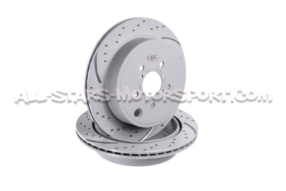 Disques de frein arrières EBC Turbo Grooved pour Toyota GT86 / GR86...