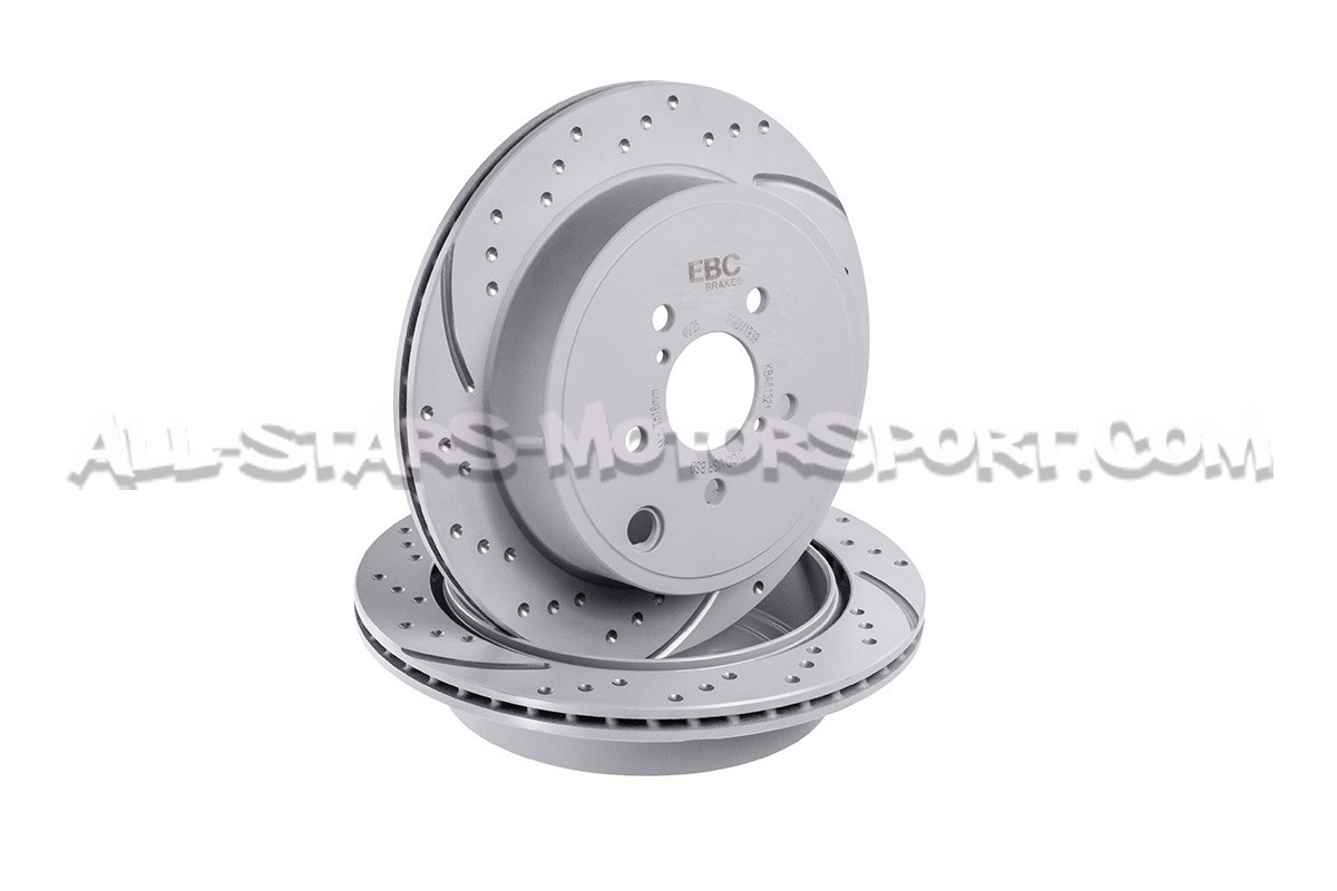 Disques de frein arrières EBC Turbo Grooved pour Toyota GT86 / GR86...