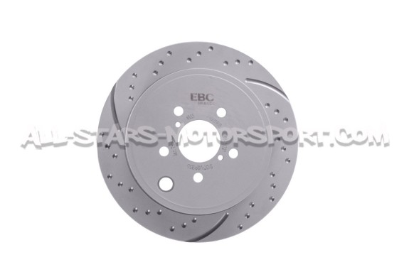 Toyota GT86 / GR86 / Subaru BRZ (290mm) EBC Turbo Grooved Rear Brak...