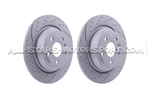 Disques de frein arrières EBC Turbo Grooved pour Ford Focus 2 RS