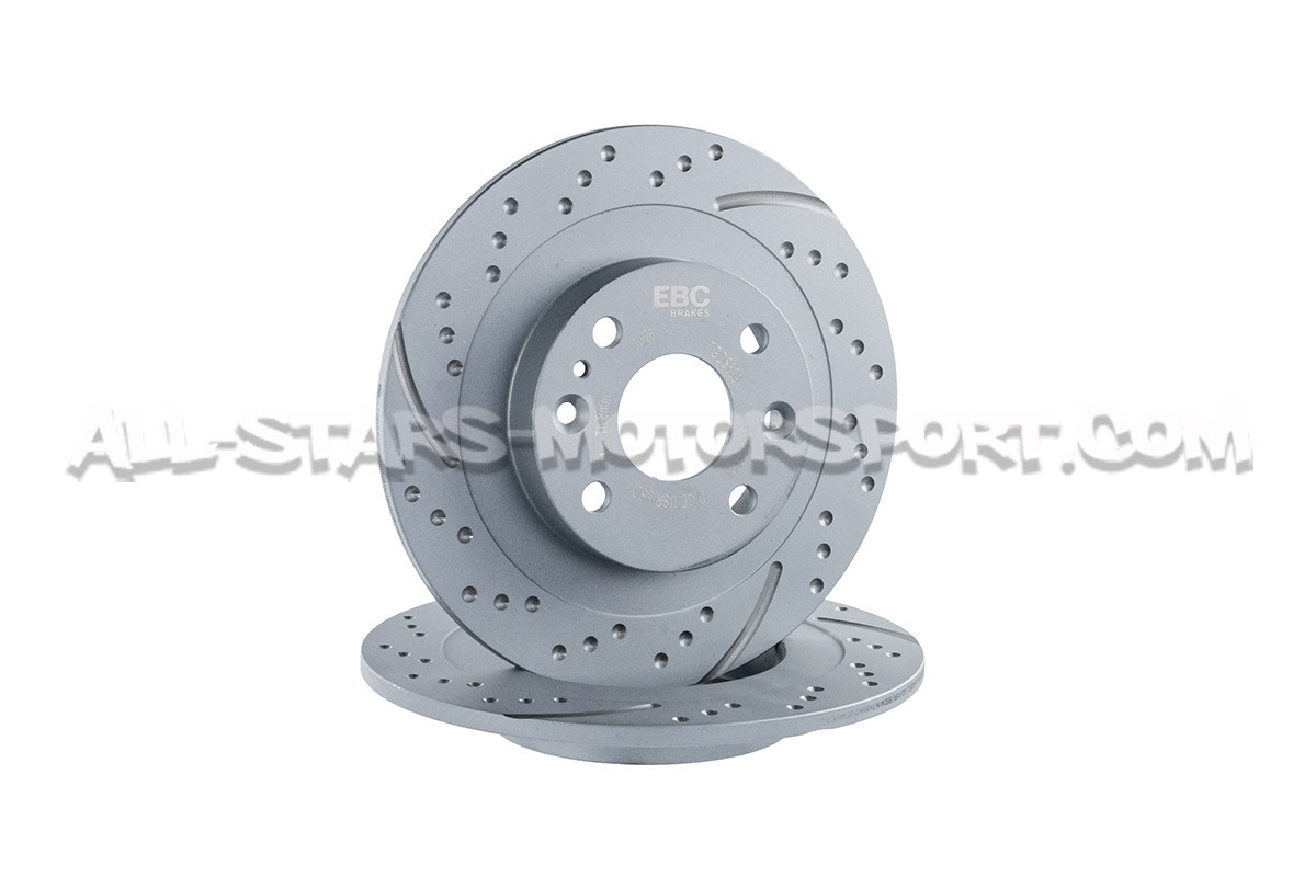 Disques de frein arrières EBC Turbo Grooved pour Mazda MX5 NB et NA...
