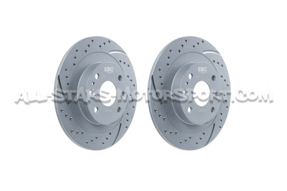 Mazda MX5 NB and NA 1.8 EBC Turbo Grooved Rear Brake Discs