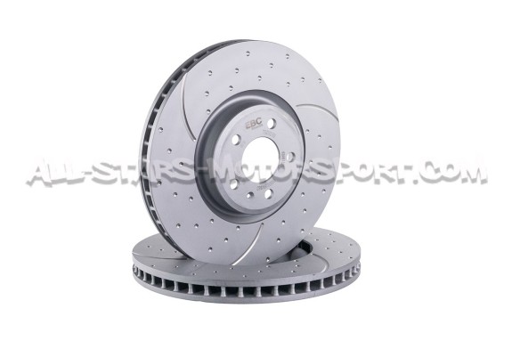 Audi S4 B9 and Audi S5 F5 EBC Turbo Grooved Front Brake Discs