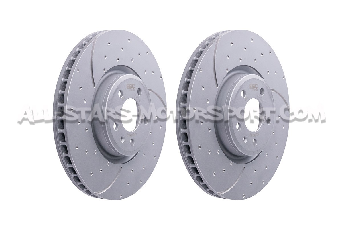 Audi S4 B9 and Audi S5 F5 EBC Turbo Grooved Front Brake Discs