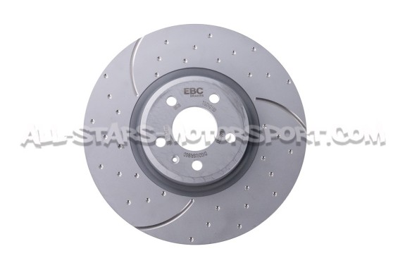 Disques de frein avants EBC Turbo Grooved pour Audi S4 B9 et Audi S...