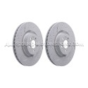 Disques de frein avants EBC Turbo Grooved pour Ford Mustang S550 5....