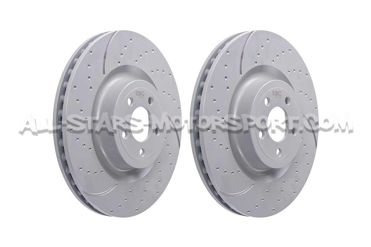 Ford Mustang S550 5.0 V8 EBC Turbo Grooved Front Brake Discs