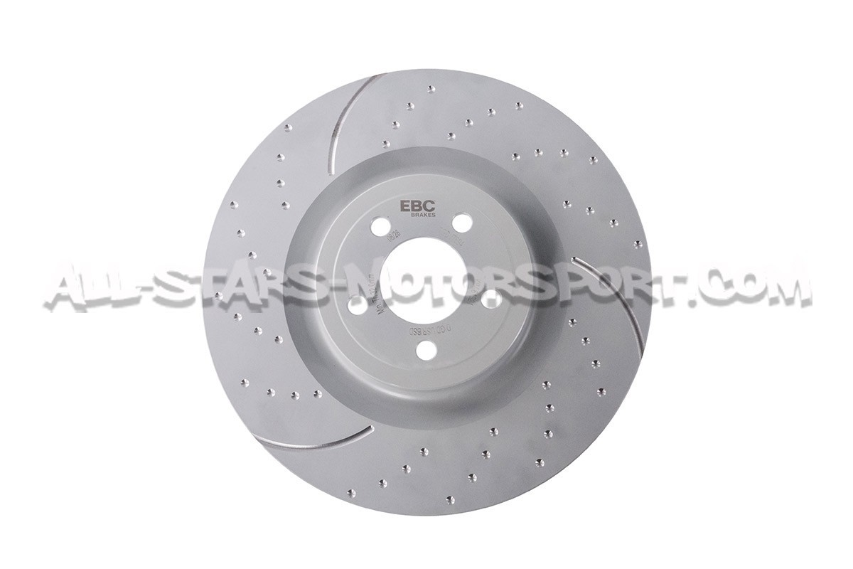 Disques de frein avants EBC Turbo Grooved pour Ford Mustang S550 5....