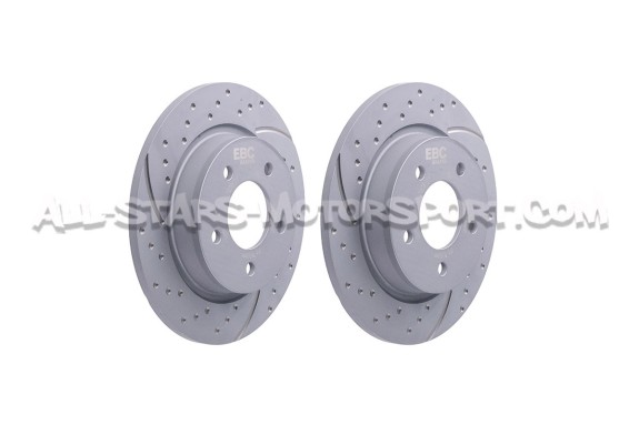 Disques de frein arrières EBC Turbo Grooved pour Mazda 3 MPS