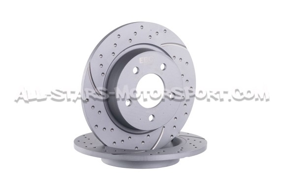 Disques de frein arrières EBC Turbo Grooved pour Mazda 3 MPS