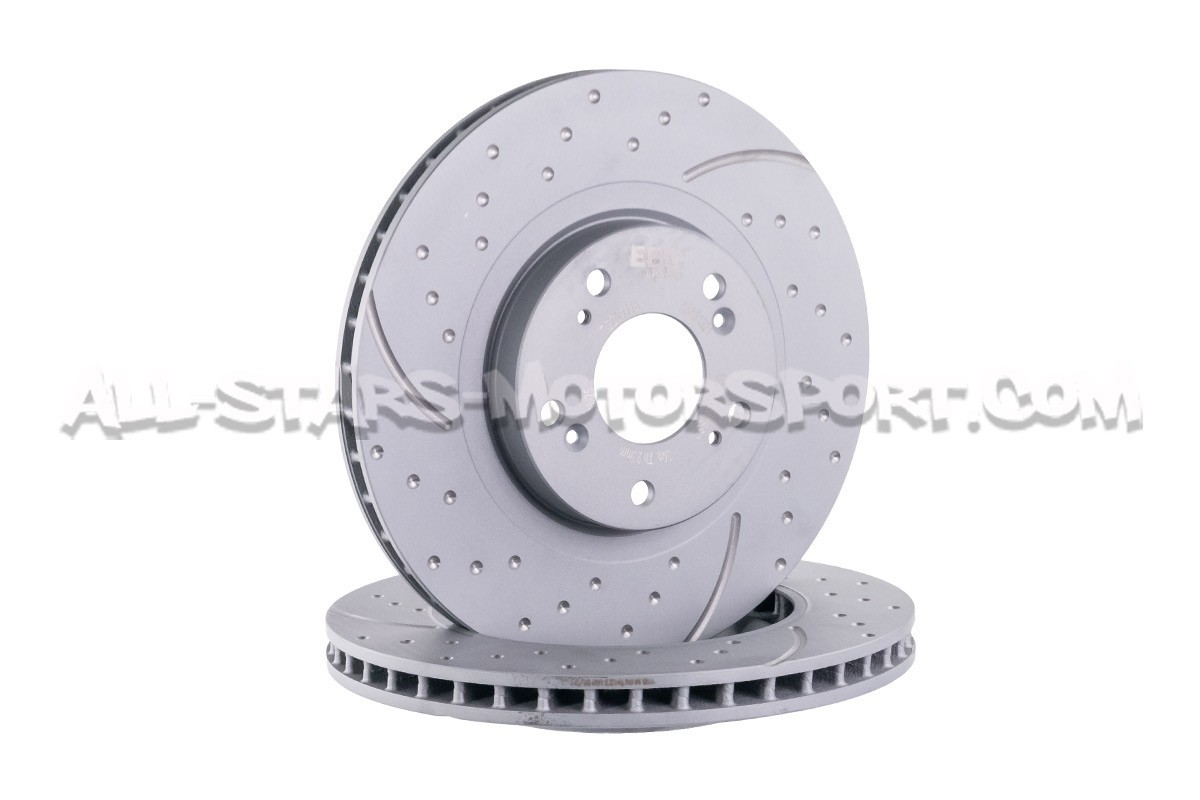 Honda Civic Type R FN2 / EP3 EBC Turbo Grooved Front Brake Discs