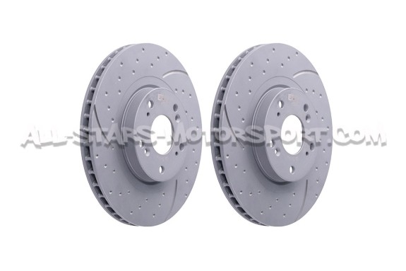 Discos de freno delanteros EBC Turbo Grooved para Honda Civic Type ...