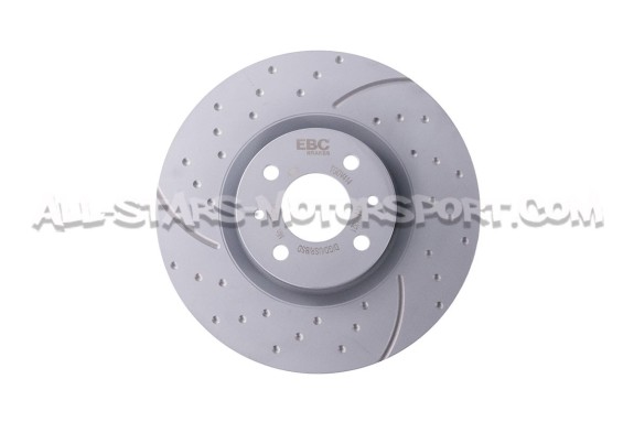 Abarth 595 (284mm) EBC Turbo Grooved Front Brake Discs