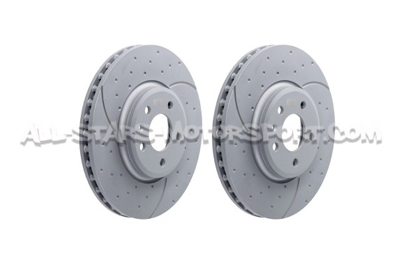 Discos de freno delanteros EBC Turbo Grooved para Audi A4 B8 y A5 8T