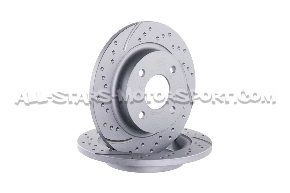 Ford Fiesta ST MK8 EBC Turbo Grooved Rear Brake Discs