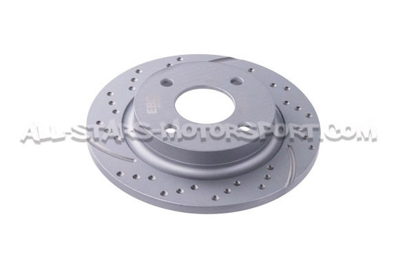 Disques de frein arrières EBC Turbo Grooved pour Ford Fiesta ST MK8