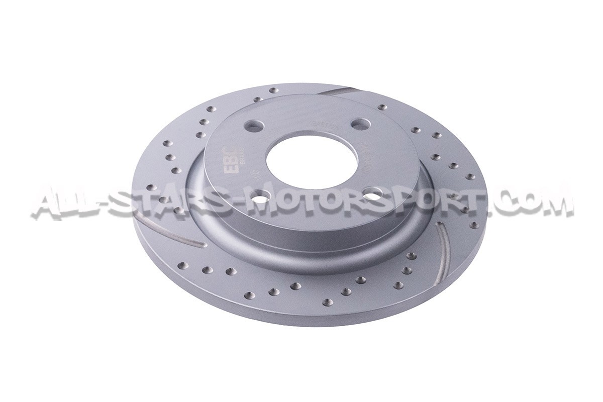 Discos de freno traseros EBC Turbo Grooved para Ford Fiesta ST MK8