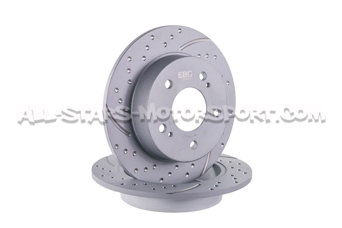 Disques de frein arrières EBC Turbo Grooved pour Nissan 200sx S14