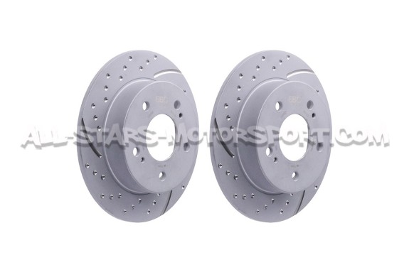Discos de freno traseros EBC Turbo Grooved para Nissan 200sx S14