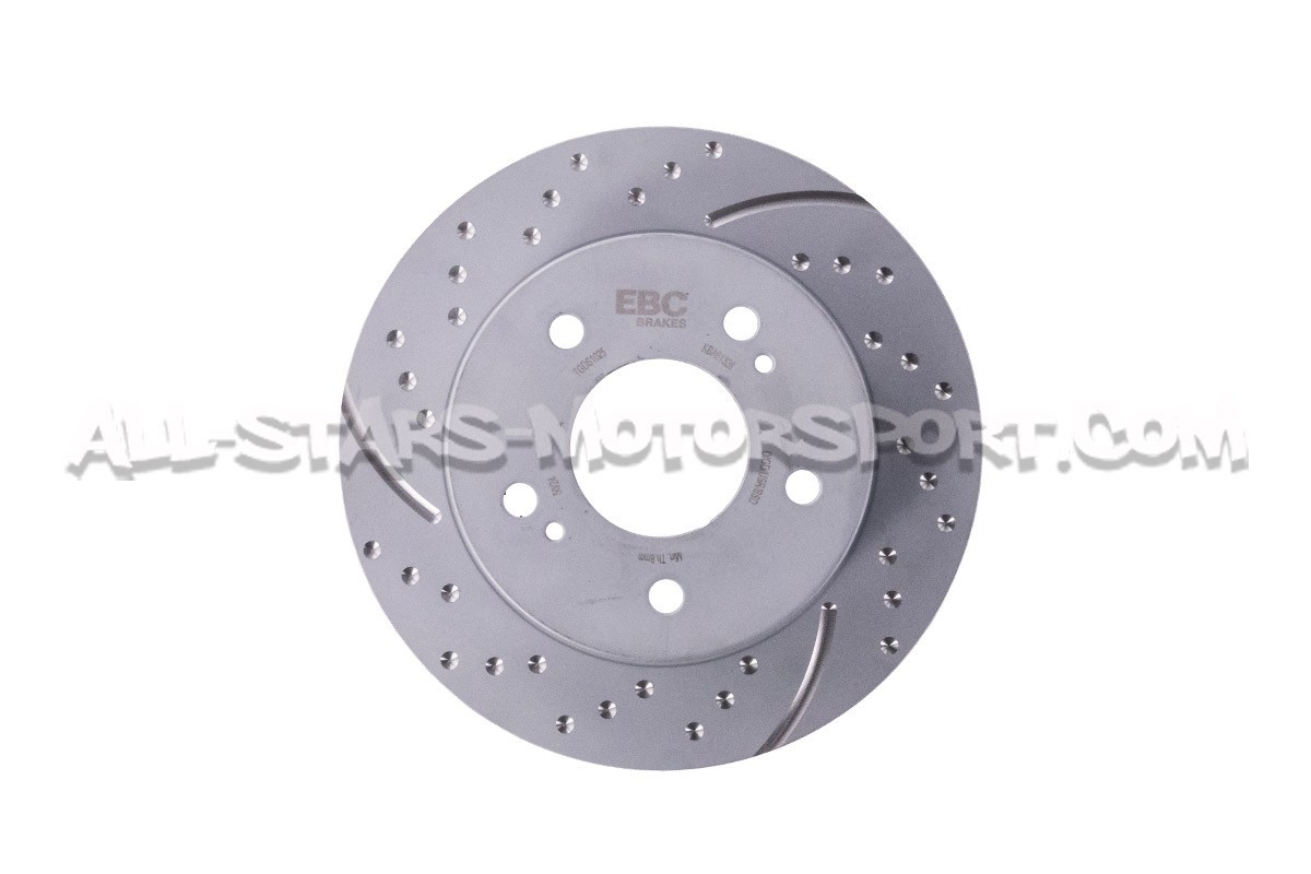 Disques de frein arrières EBC Turbo Grooved pour Nissan 200sx S14