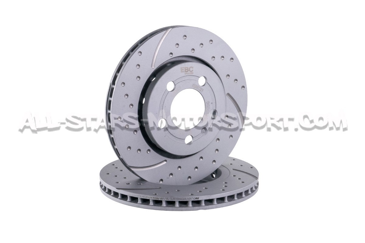Disques de frein arrières EBC Turbo Grooved pour Audi S3 8L / Seat ...