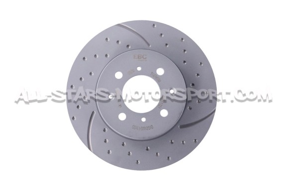 Disques de frein avants EBC Turbo Grooved pour Honda Civic EG6 / EK4