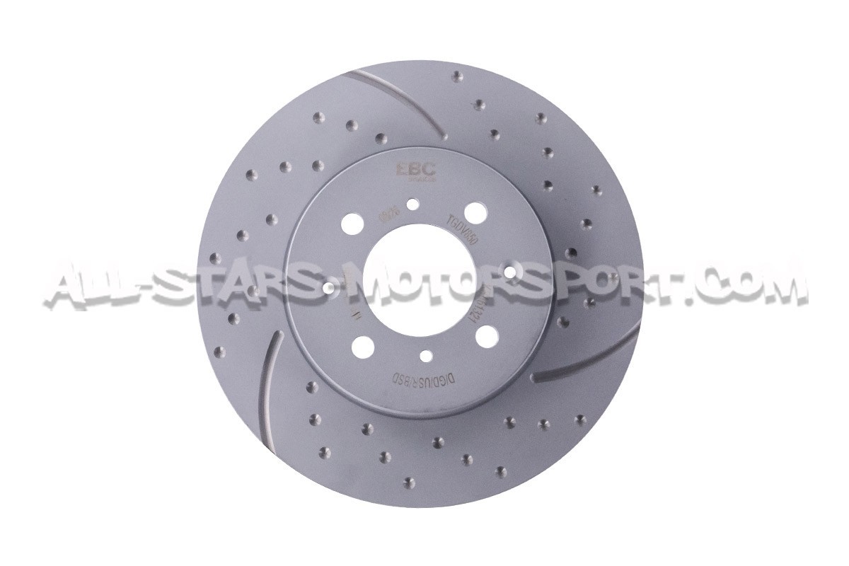Disques de frein avants EBC Turbo Grooved pour Honda Civic EG6 / EK4
