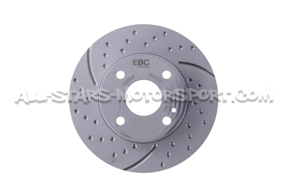 Disques de frein avants EBC Turbo Grooved pour Mazda MX5 NA 1.6