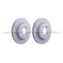 Discos de freno delanteros EBC Turbo Grooved para Mini Cooper S R53...