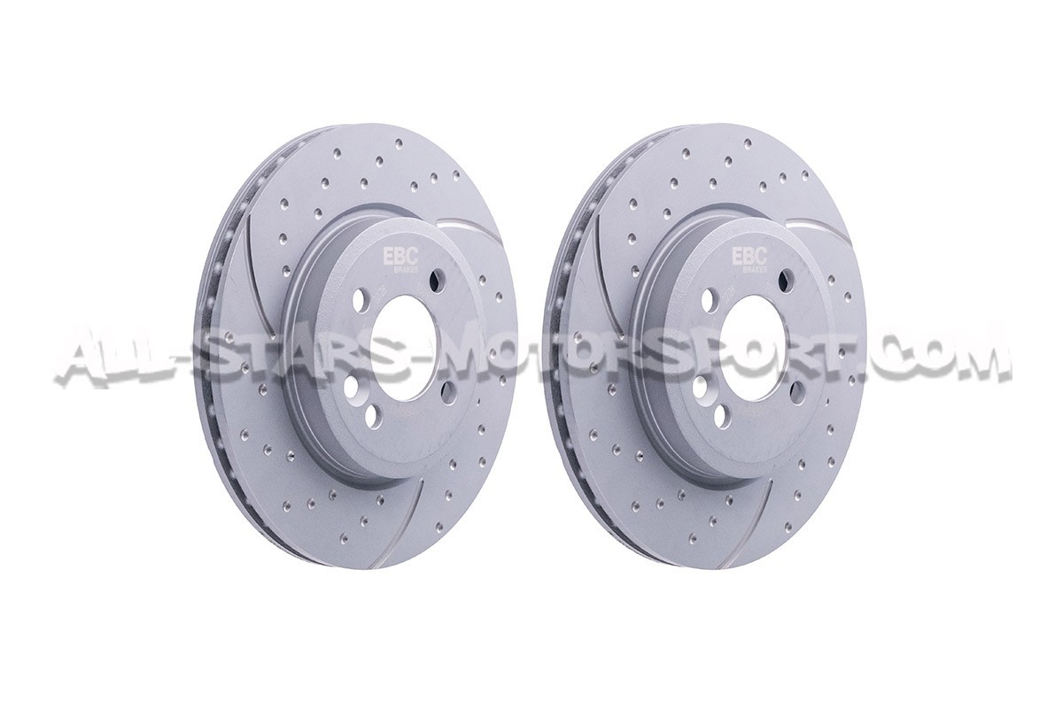 Disques de frein avants EBC Turbo Grooved pour Mini Cooper S R53 (276mm)