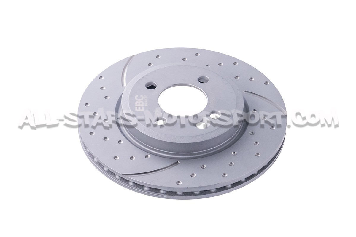 Discos de freno delanteros EBC Turbo Grooved para Mini Cooper S R53...