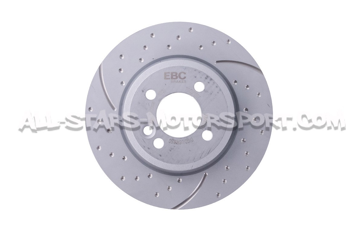 Disques de frein avants EBC Turbo Grooved pour Mini Cooper S R53 (2...