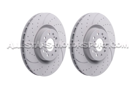 Disques de frein avants EBC Turbo Grooved pour Honda Civic Type R F...