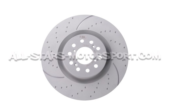 Disques de frein avants EBC Turbo Grooved pour Honda Civic Type R F...