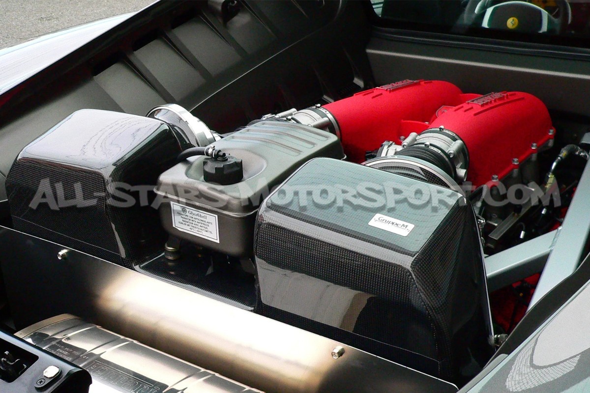 Admission carbone Gruppe M pour Ferrari F430