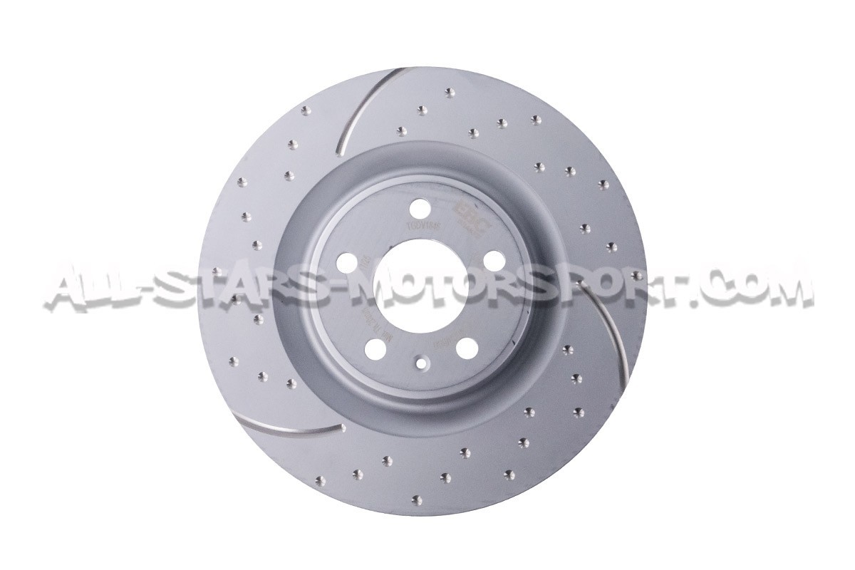 Discos de freno traseros EBC Turbo Grooved para Audi S4 B8.5 / S5 8...