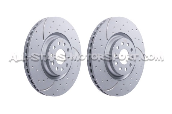 Disques de frein avants EBC Turbo Grooved pour S3 8V / SQ2 / Golf 7...