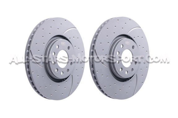 Opel Astra H VXR EBC Turbo Grooved Front Brake Discs